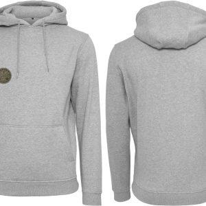 Bluza szara+ skórzane logo LUBIEMOJEZYCIE