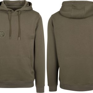 Bluza oliwkowa skórzane logo LUBIEMOJEZYCIE