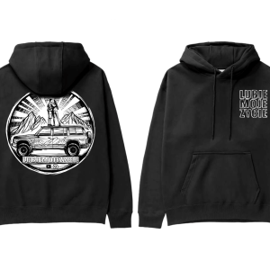 Bluza czarna+ białe logo LUBIEMOJEZYCIE